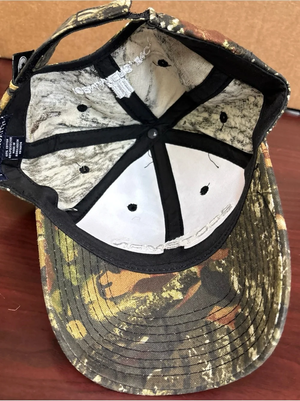 Scotsman Strapback Hat Baseball Cap Camo Refrigeration Ice Machines Mossy Oak